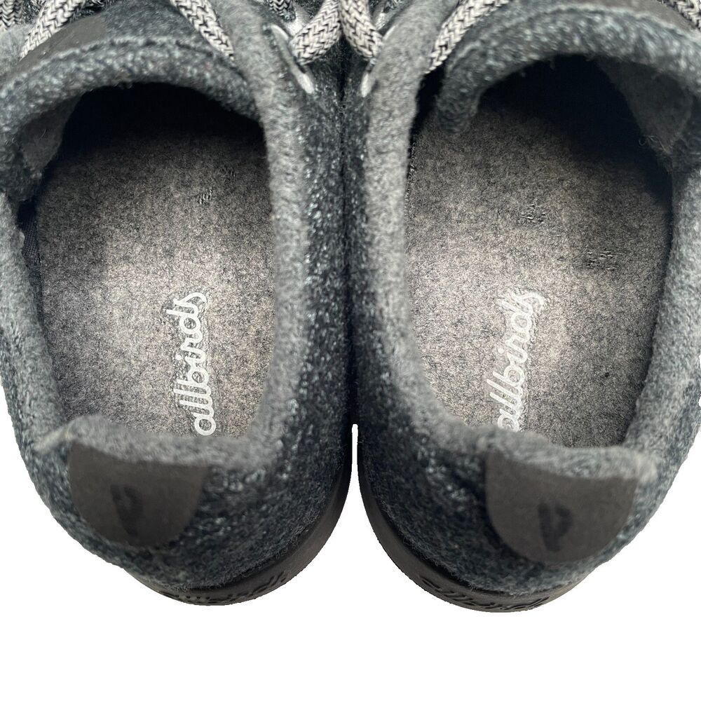 ALLBIRDS Wool Runner Heathered Gray/Black Wool Athletic/Casual Shoe Womens Sz 7 - Picture 8 of 9